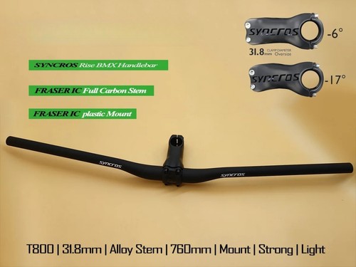 Manubrio bmx rise 8mm - bmx,