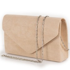 Pochette beige cerimonia donna