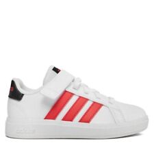 ADIDAS SNEAKERS JUNIOR GRAND COURT 2.0 IG4840 BIANCO ROSSO in PELLE