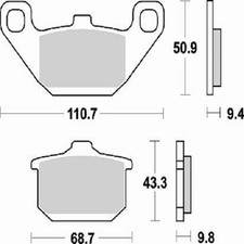 BRAKING PASTIGLIE FRENO