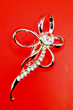 spilla a fiore, vintage, con