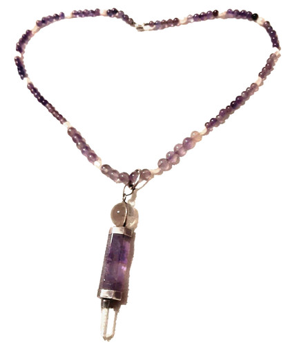 Collana ametista perle - ametista,