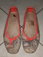 Ballerina in vero cuoio con tacchetto Used Shoes