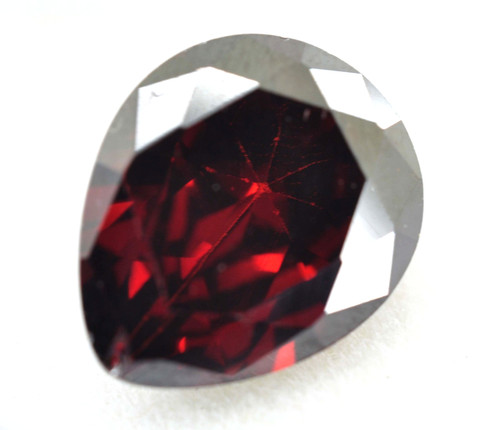 Aaa zircone rosso pera - rosso, ct