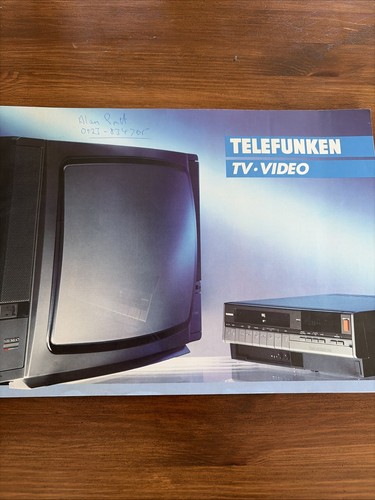 Telefunken catalogue 80s tv - 80s?,