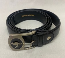 Cintura uomo nera in vera