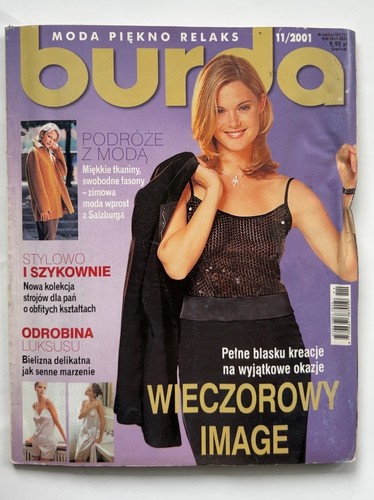 Burda moda 2001 wykroje - burda,