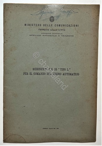 Ferrovie rubinetto s di - f.,