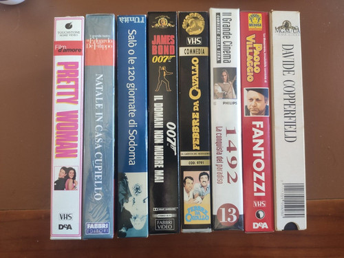 Vhs lotto cinema - vhs, 8