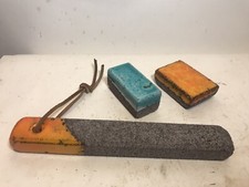 pietra pomice smaltata metà secolo moderna ceramica italiana campioni set di 3 vasi