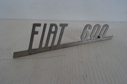 Scritta fiat 600 vintage - 600,
