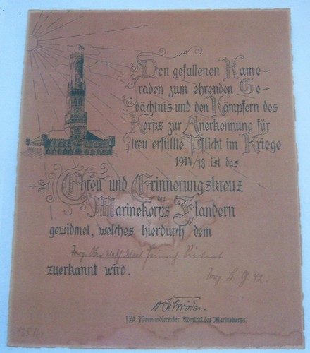 German marines flanders - german, "flanders
