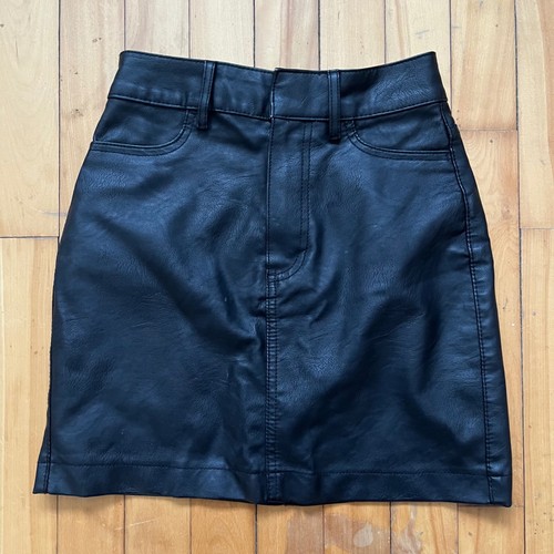 Terranova black faux leather - black,