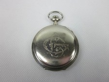 OROLOGIO DA TASCA VETO CASSA LG ACCIAIO SWISS CIPOLLA TASCHINO 19/03/32 ANTICO