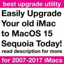 iMac MacOS 15 Sequoia Upgrade