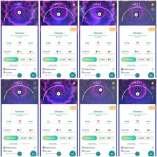 Unown (Non lucido) TUTTO normale A-Z | Tr-de 20k polvere di stelle
