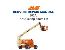 JLG 800 AJ Manuale di servizio