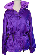 Bomber vintage nero orso viola