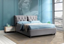 Letto imbottito testata