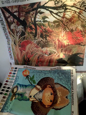 lotto due canovacci stampati