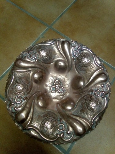 Piatto rame argento - e,