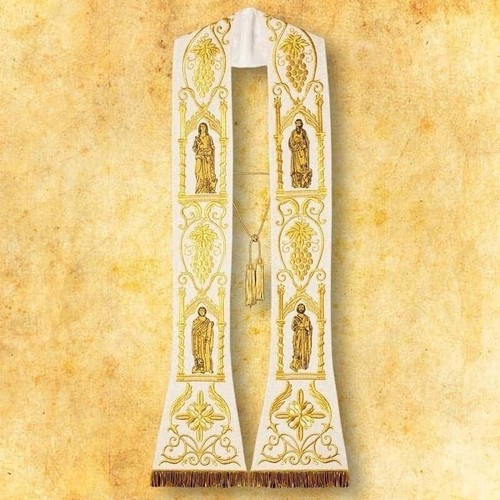 Stola romana ricamata - , sul