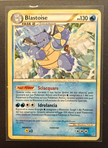 Carta pokemon blastoise - carta,