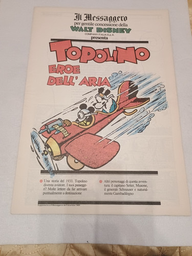 Topolino eroe dell - topolino, dell'aria