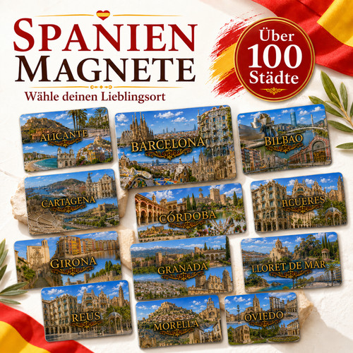 Spagna magneti città - , souvenir