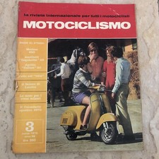 PIAGGIO VESPA 50 IN COPERTINA SU RIVISTA “MOTOCICLISMO”-ANNO 1970