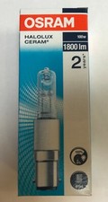 OSRAM Halolux Ceram lampada alogena B15d 100 W 230 V trasparente 6446 KL NUOVA & IMBALLO ORIGINALE! 64475