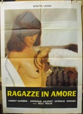 Ragazze in amore di Jean Rollin Lahaie locandina / Playbill + poster Italia 1982