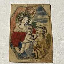 Santino In Pergamena Dipinto A