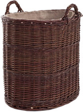 Cesta Portalegna Da Interno in Vimini Porta Legna Da Interni Fatto a Mano Cesta 