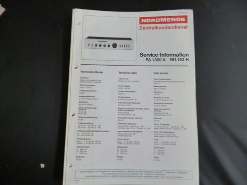 Manuale servizio originale - di,
