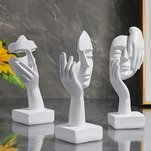 Sculture mani design resina - sculture, in