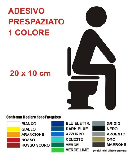 Adesivo stickers toilet - adesivo, wc