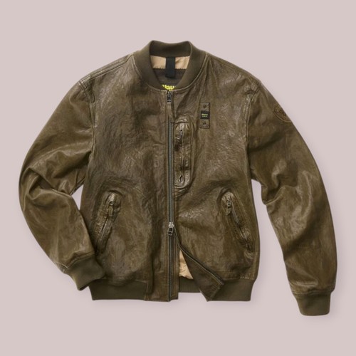 Blauer bomber uomoin pelle - uomoin,