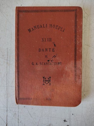 Dante scartazzini - dante, di