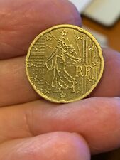 moneta 50 centesimi di euro Francia, emissione  2001