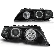 Fari Angel Eyes LED Nero per