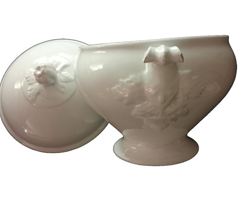 Zuppiera antica ceramica - zuppiera,