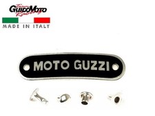 TARGHETTA NERA SELLA MOTO GUZZI MOTOCICLI EPOCA GMM0001 