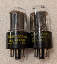 6sn7gtb westinghouse nos test - westinghouse,