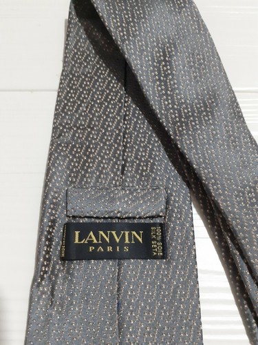 Lanvin paris cravatta tie 100%