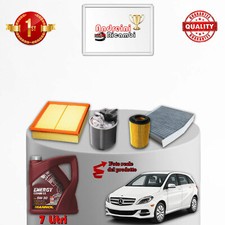 KIT TAGLIANDO 4 FILTRI E OLIO MERCEDES CLASSE B 200 D 1.8 W246 100KW 2011 ->