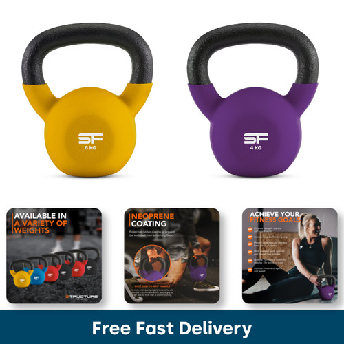 Kettlebell neoprene 24kg - in, 2-24kg