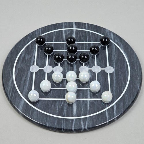 Gioco filetto marmo carrara - gioco,