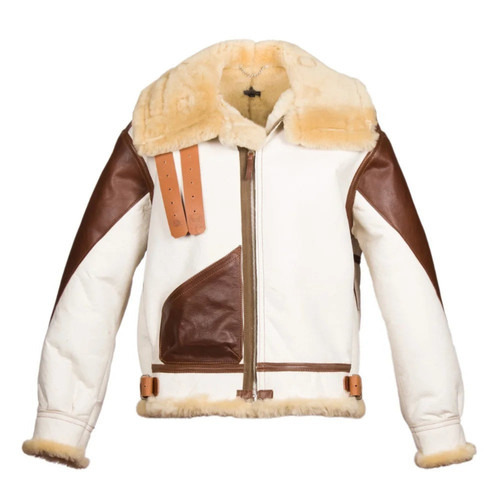 Giacca donna bianco marrone - b3,