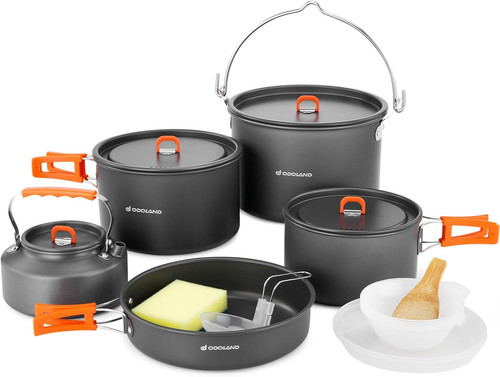 Set pentole campeggio 18 - set,